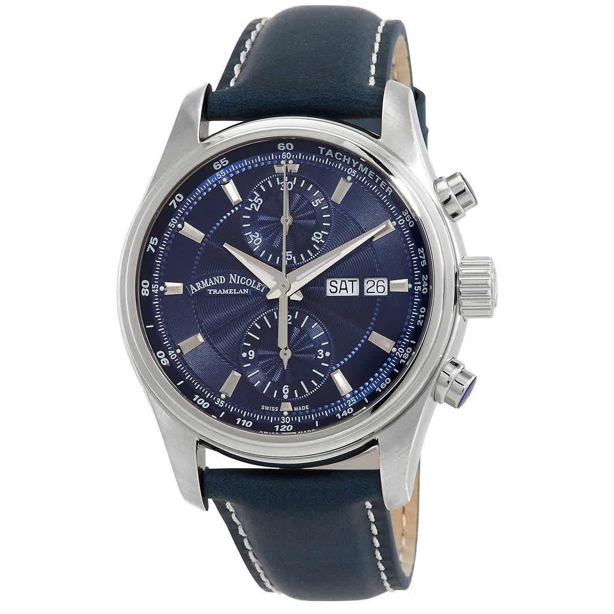 Armand Nicolet MH2 Chronograph Automatic Blue Dial Men's Watch