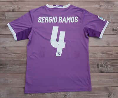 ✓Adidas Soccer Jersey Real Madrid Sergio Ramos #4 football shirt