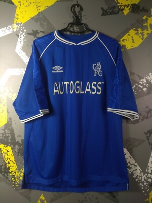 Chelsea Jersey Home football shirt 1999 - 2000 Umbro Men Size 2XL