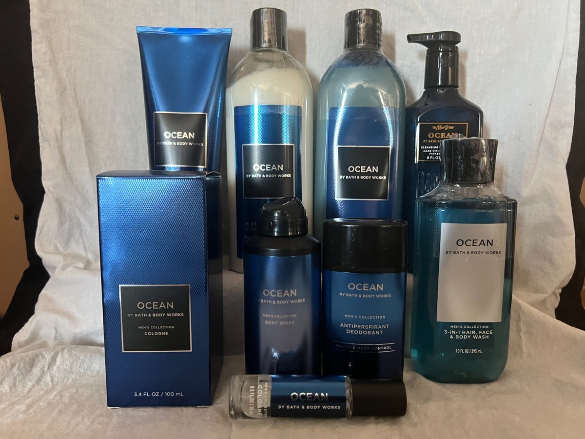 BRAND New Bath & Body Works Men's Signature Collection OCEAN | eBay