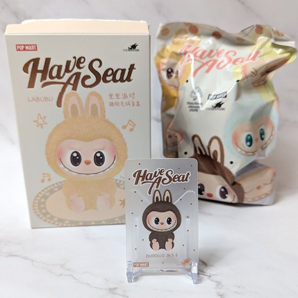 DUODUO (Secret) - Labubu THE MONSTERS - Have a Seat Vinyl Plush by