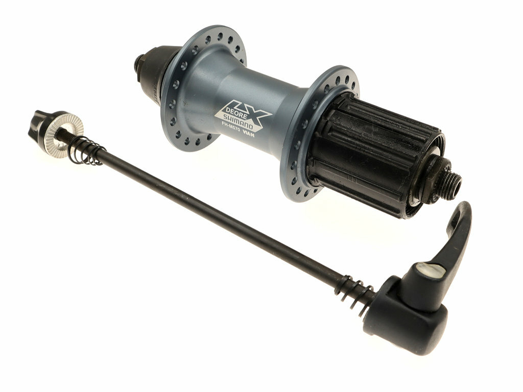 Shimano Deore LX FH-M570 9-Speed MTB Bike Rear Hub 36 Holes QR x