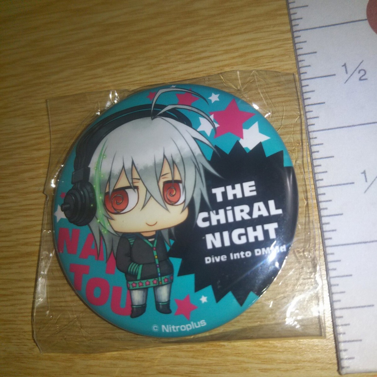A57380 Nitro+ CHiRAL Night Dive into DMMd / Can badge Naitou-kun