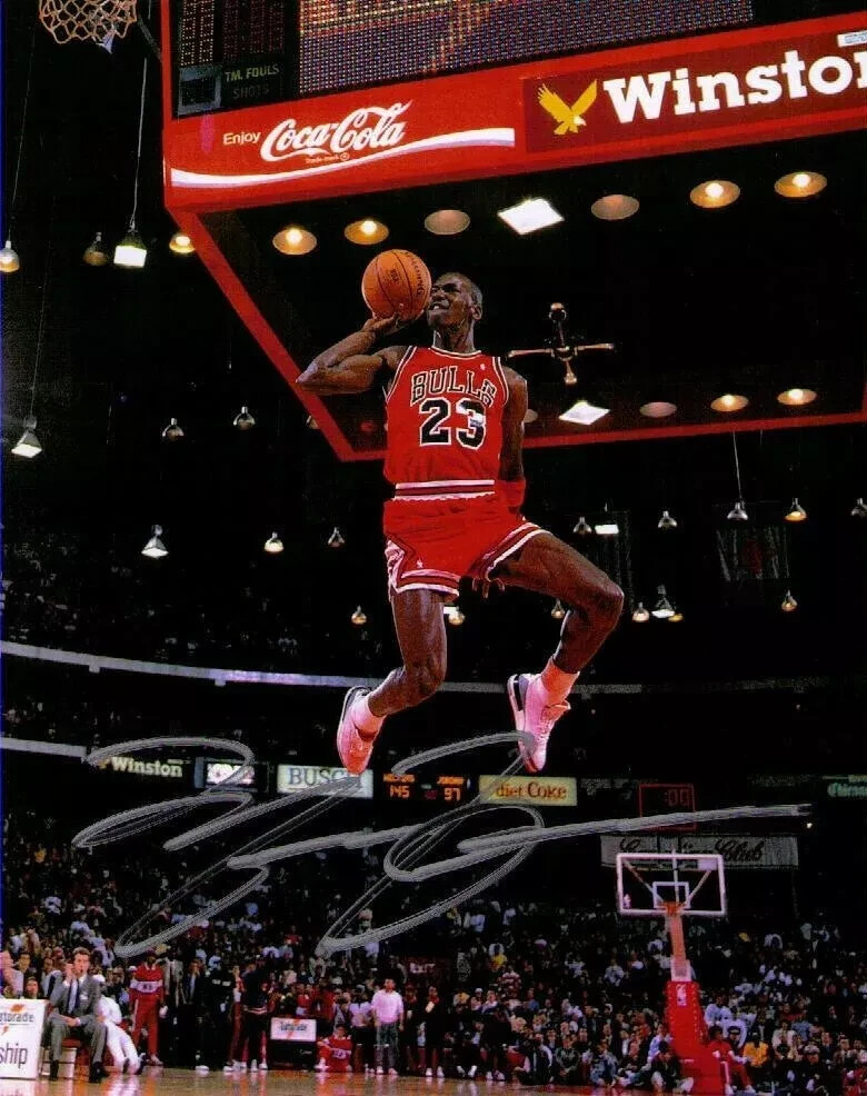 MICHAEL JORDAN 8.5X11 SIGNED PHOTO AUTOGRAPH NBA CHICAGO BULLS