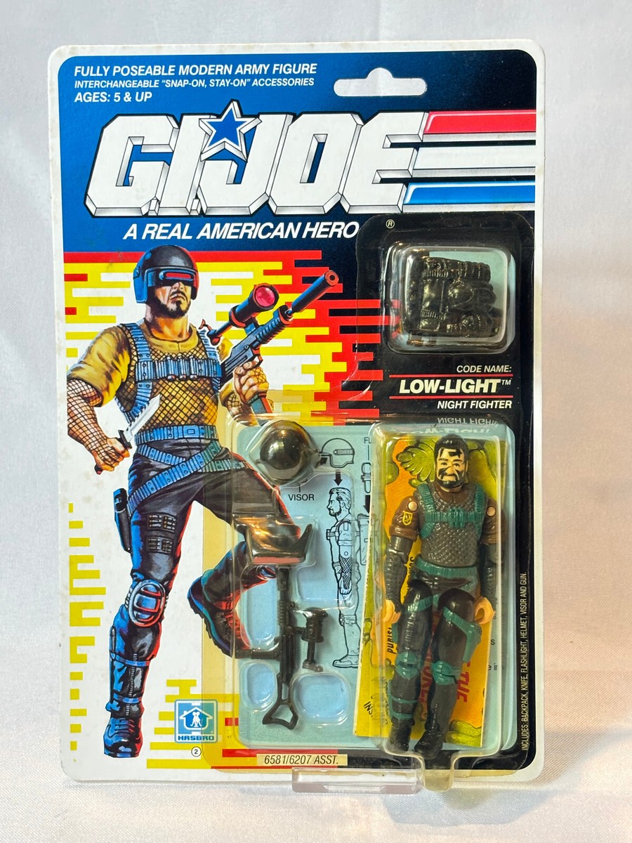 1990 Hasbro GI Joe LOW-LIGHT Poseable Action Figure Factory SEALED