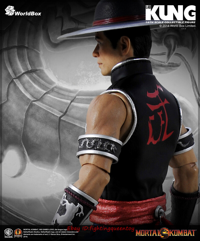 World Box Mortal Kombat Kung Lao 1/6 Scale Action Figure Model