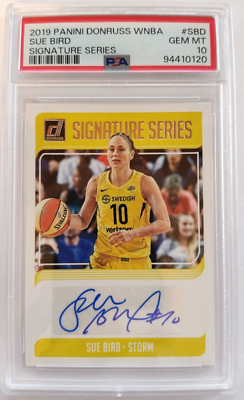 2019 Donruss WNBA Sue Bird Signature Auto #SS-SBD PSA 10! POP 4