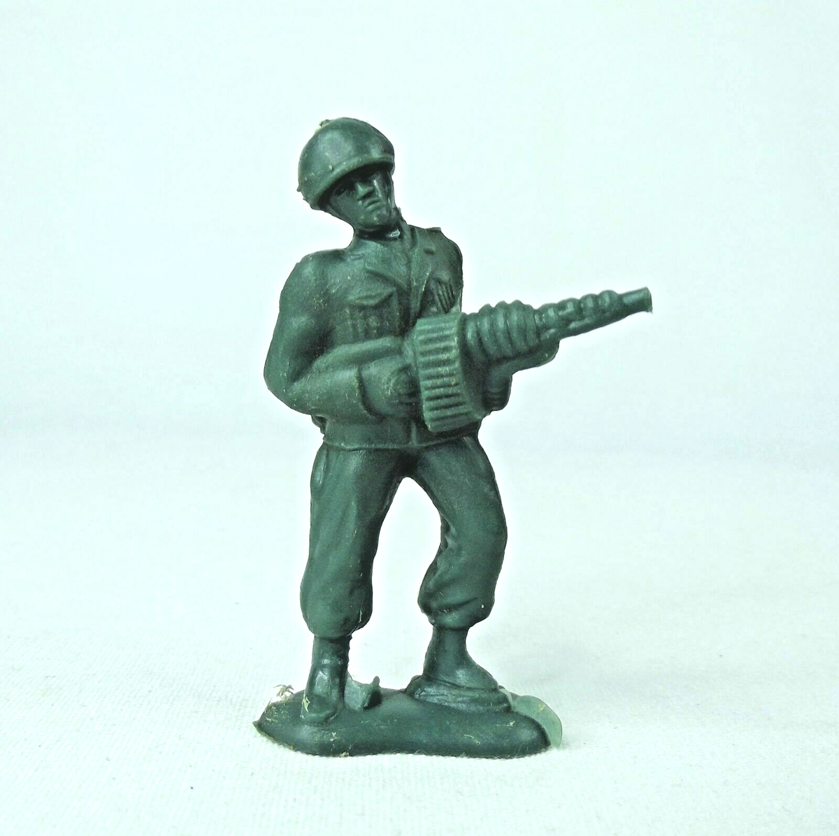 Bergen Toy & Novelty Company Plastic Toy Soldier Machine Gunner