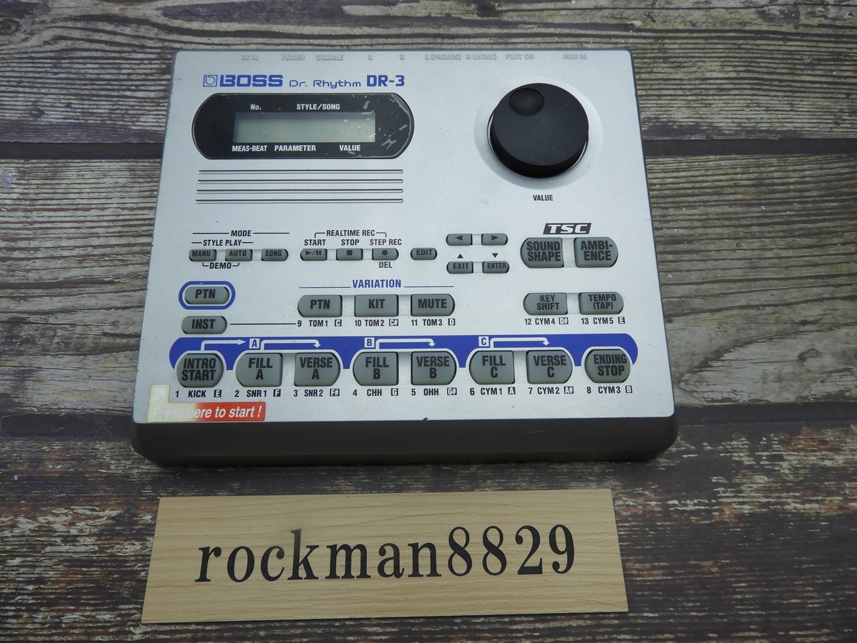 パーカッション・打楽器 BOSS Dr.Rhythm DR-3 Amazon | Roland Dr