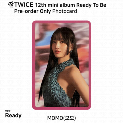 TWICE 12th Mini Album Ready To Be Photocard Message Card Poster
