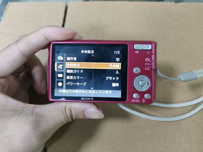 SONY Cyber Shot DSC-W610 14.1MP 4x Compact Digital Camera Pink | eBay