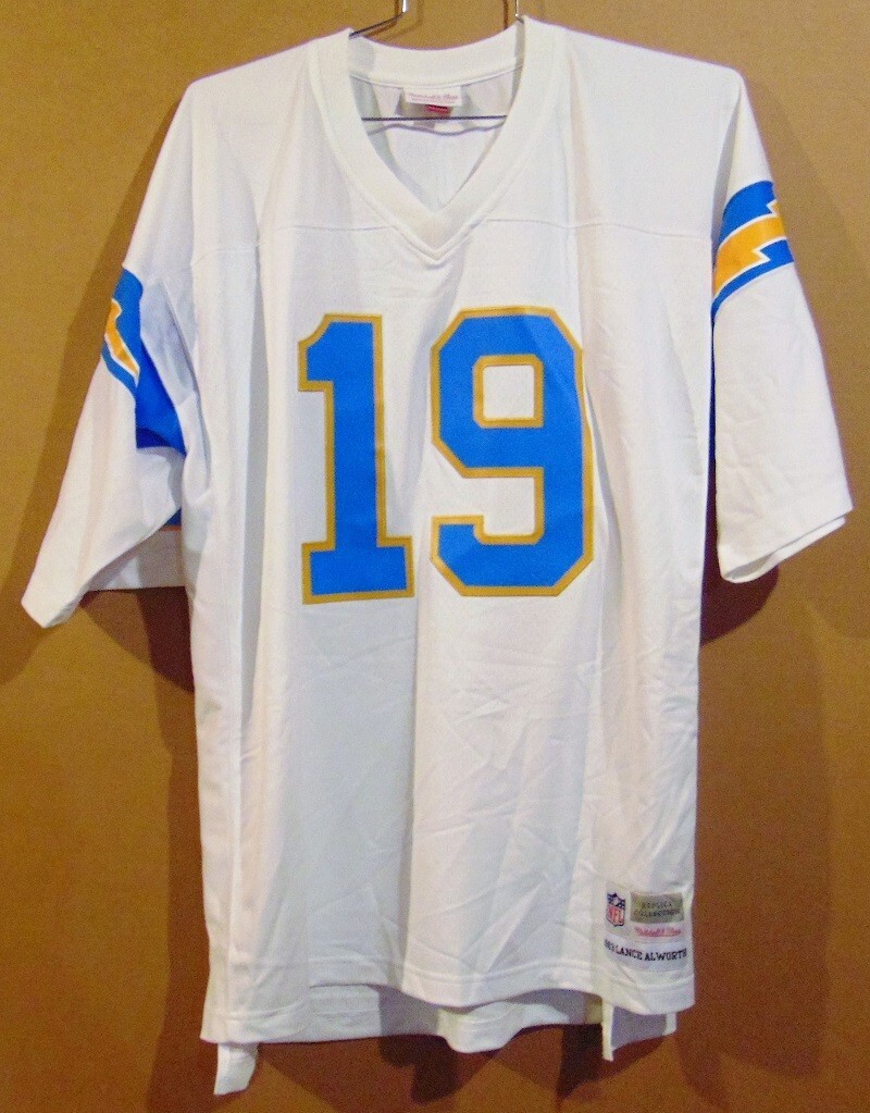 SAN DIEGO CHARGERS LANCE ALWORTH MITCHELL & NESS THROWBACK NFL