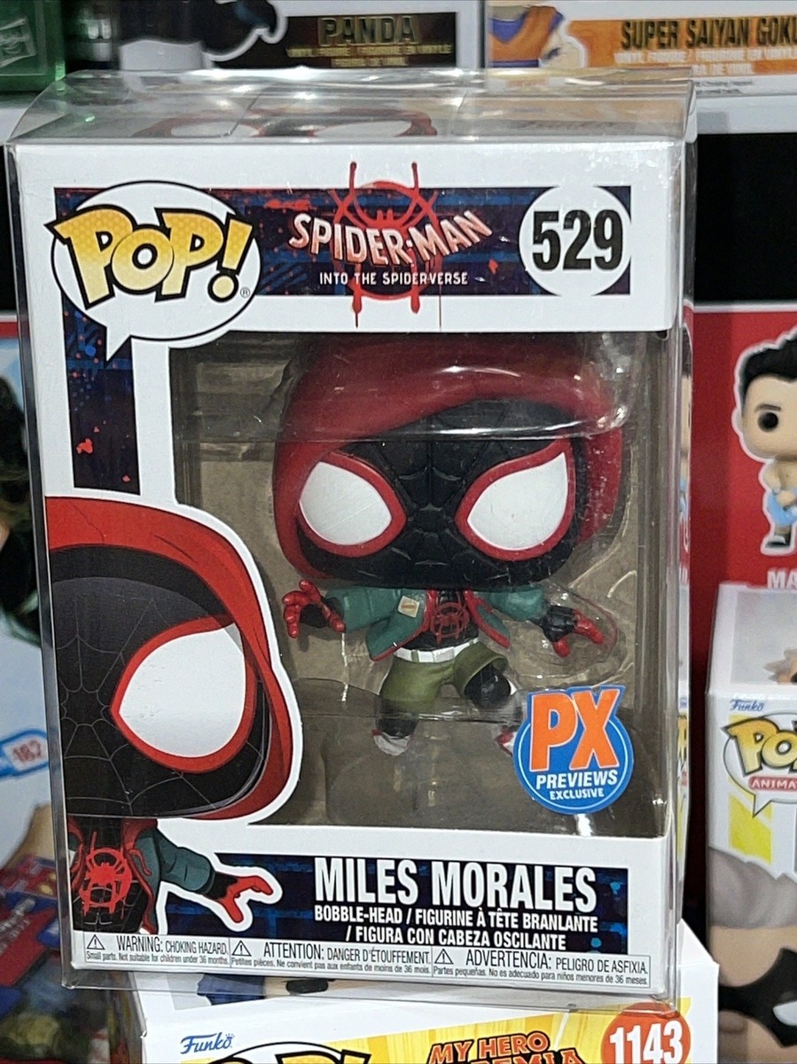 Funko Pop! Marvel Spider Man- Miles Morales 4” Figure #529 RARE PX