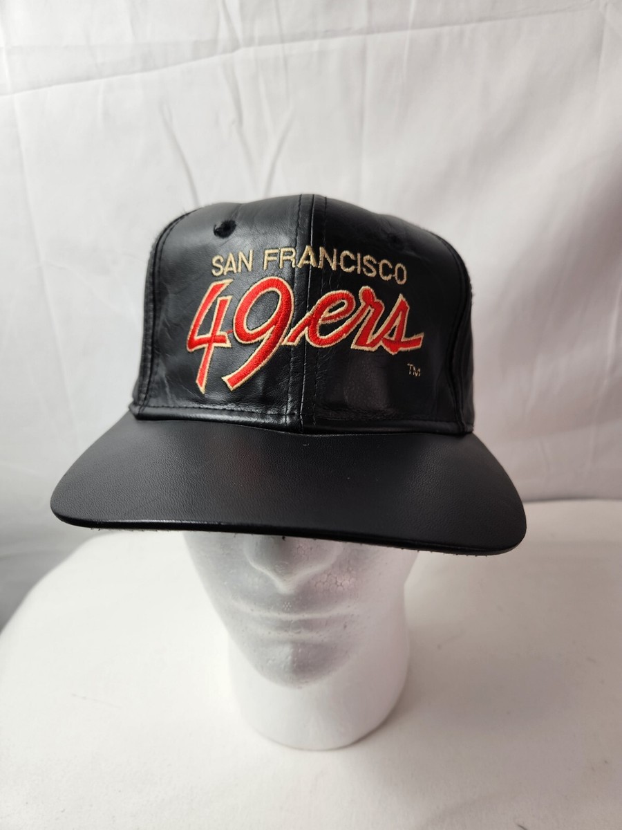 🔥🚨Vintage Black Leather Sports Specialties NFL San Francisco