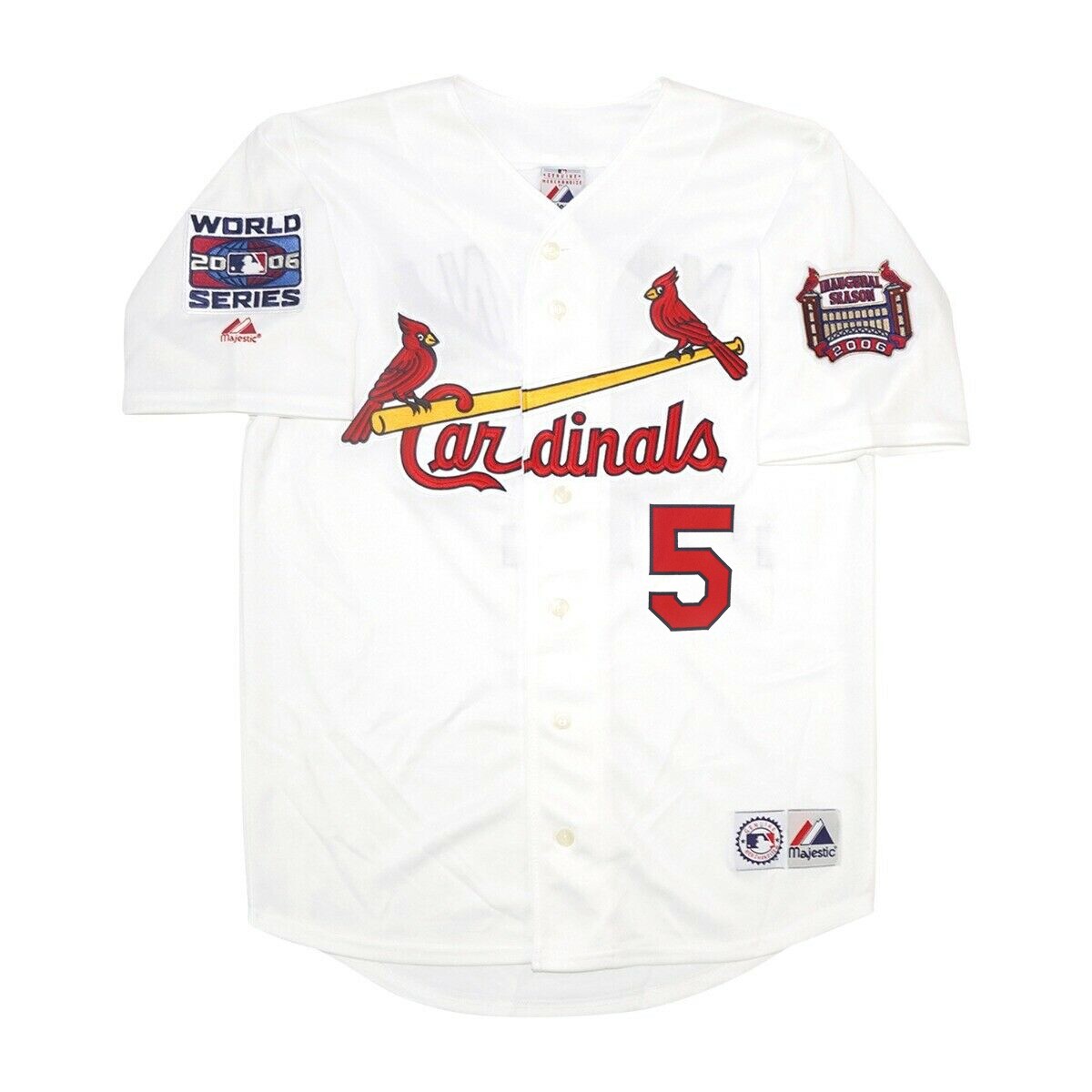 Albert Pujols St. Louis Cardinals 2006 World Series Home Jersey