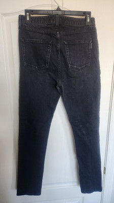 Saint Laurent D20 M/ST-MW Mens Black Jeans Size 29 Slim Fit | eBay
