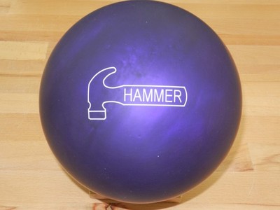 NIB 15# Hammer Purple Pearl Urethane Bowling Ball 15.3/3-4