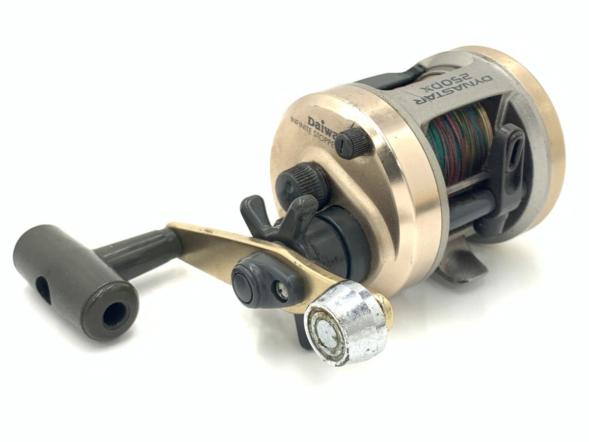 Daiwa Dynastar 250 DX Fishing Reel bait casting Saltwater Vintage