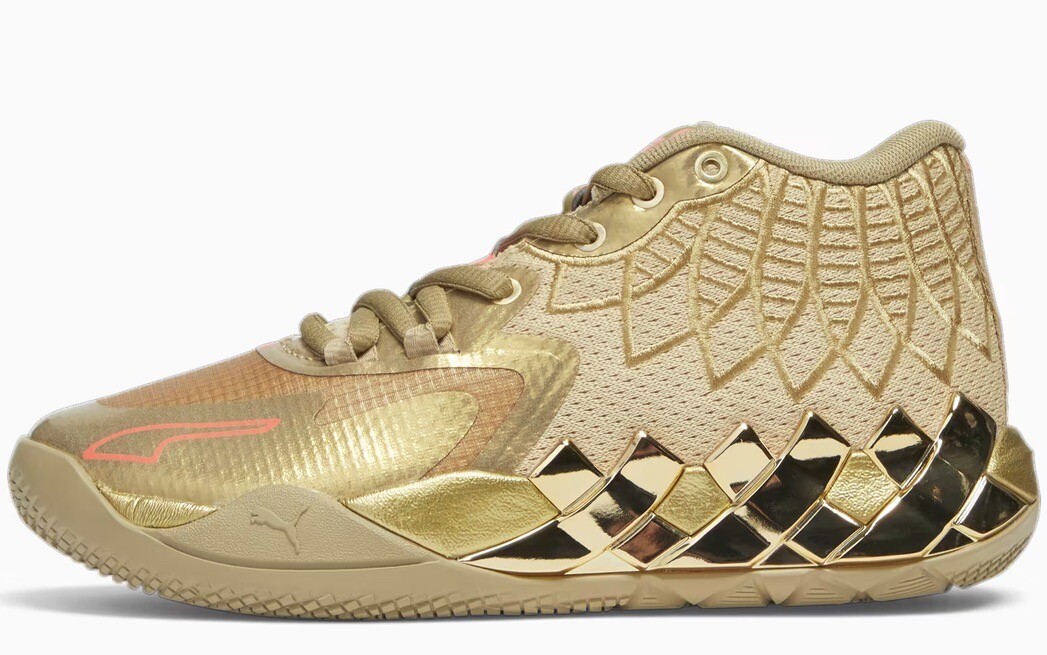 Puma LaMelo Ball MB.01 Golden Child (PS) Little Kids Sneakers | eBay