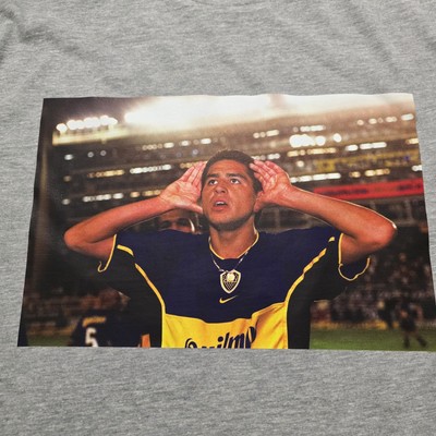 Old Navy Juan Roman Riquelme Soccer T-Shirt Men M Boca Juniors