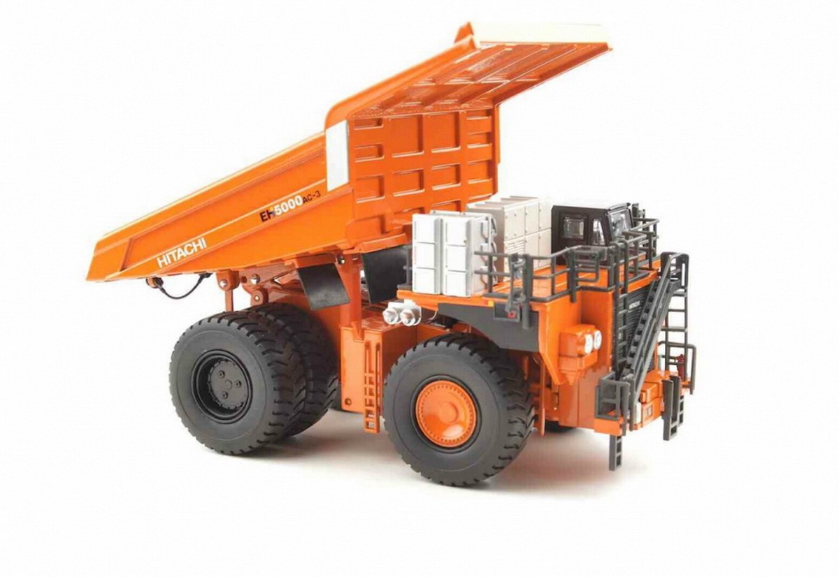 1/87 Scale Hitachi EH5000AC-3 Dump Truck Diecast Model Collection