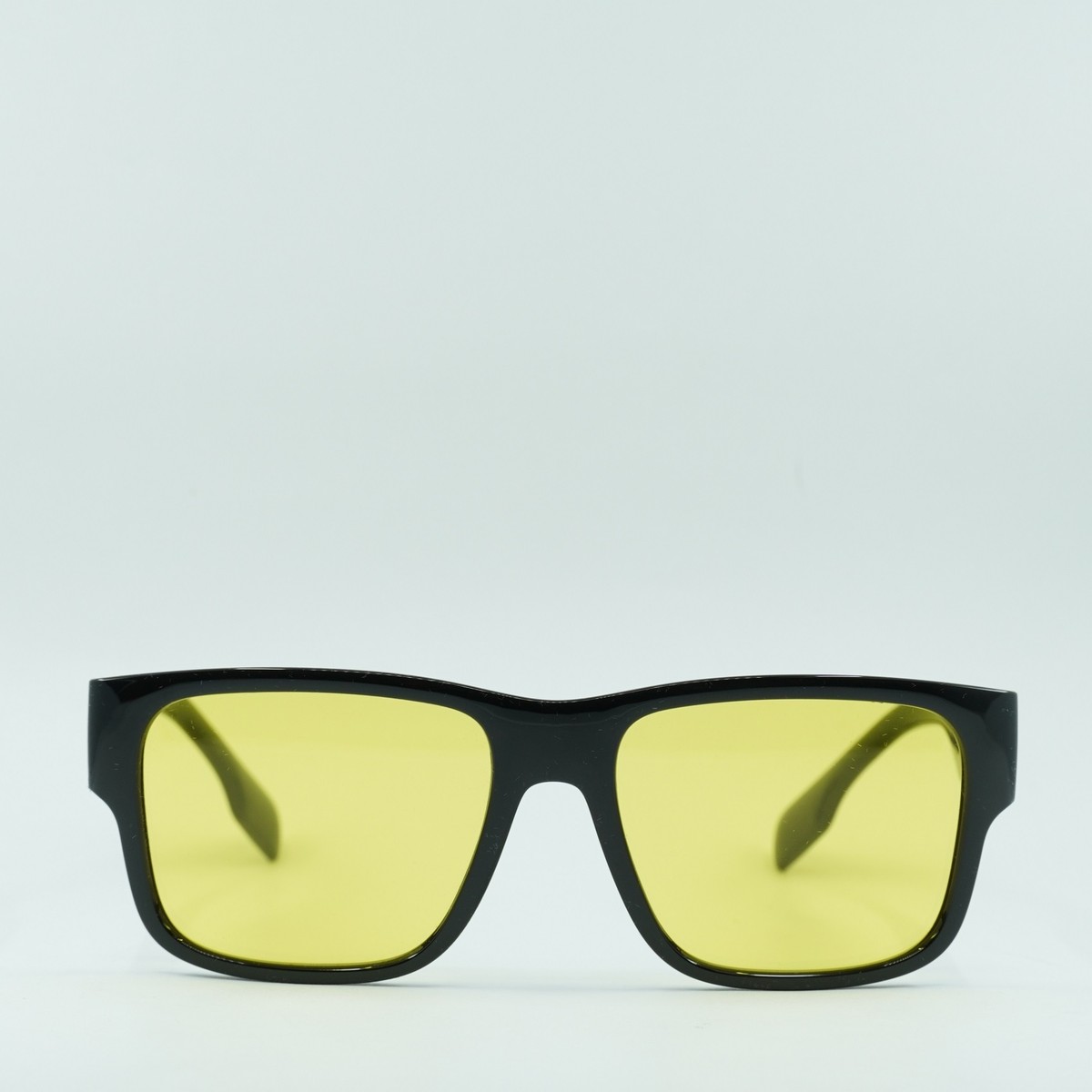 BURBERRY BE4358 300185 Black/Yellow 57-18-145 Sunglasses New