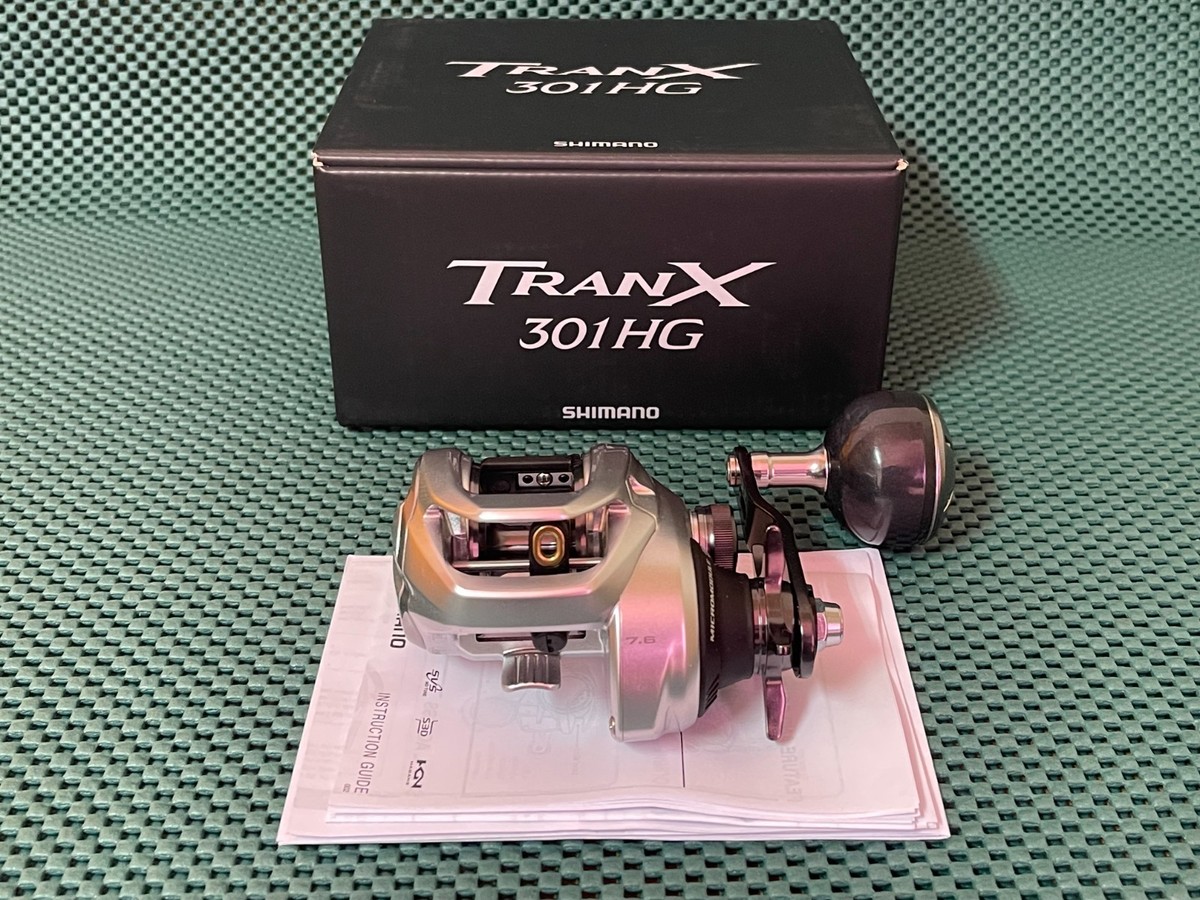 NEW SHIMANO TRANX 301 HG B Left Handle Baitcasting Reel 7.6:1