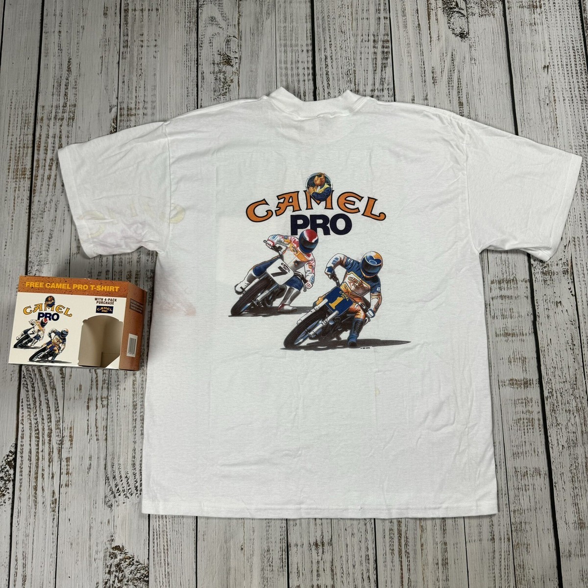 VTG 90s CAMEL PRO RACING MOTORCROSS MOTORCYCLE CIGARETTE PROMO