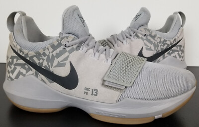 NIKE PG 1 SUPERSTITION PAUL GEORGE BASKETBALL GREY RARE 878627-009