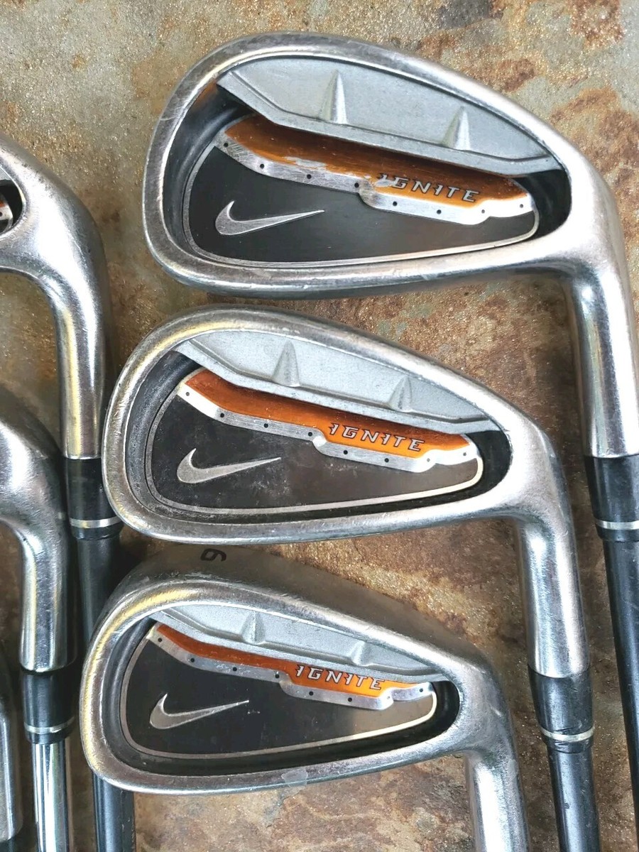 NIKE Ignite Iron Set 4-9 Regular UST Graphite 6 Irons RH 8 iron