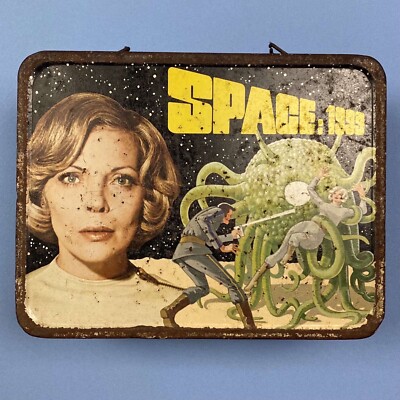 Vintage 1975 Space: 1999 Metal Lunch Box with Thermos 