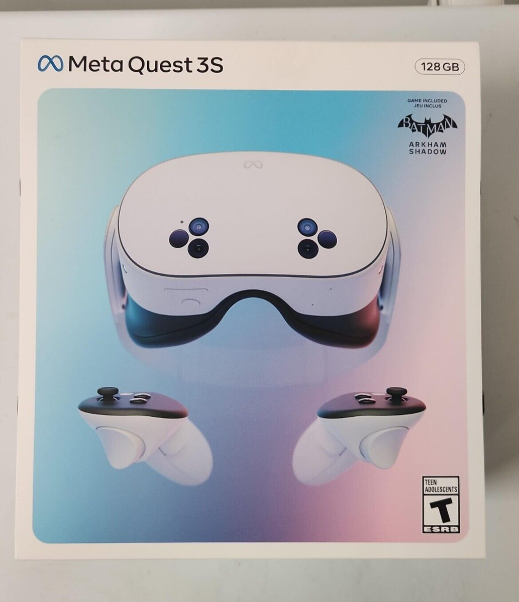 Meta Quest 3S 128GB, 256GB Standalone VR Headset Batman Arkham