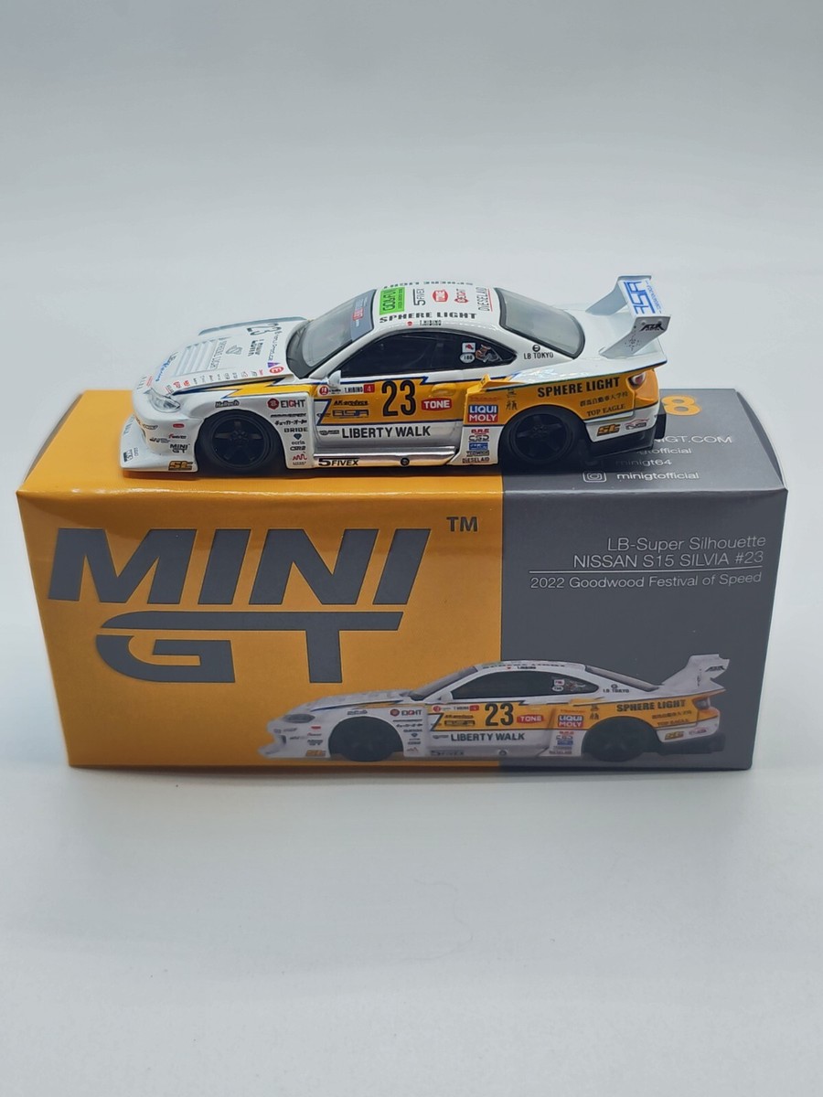 Mini GT 1:64 Nissan LB-Super Silhouette S15 SILVIA #23 Goodwood