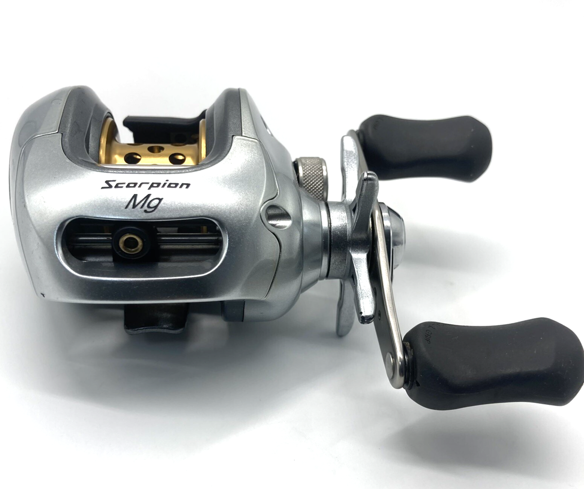 Shimano Scorpion Mg 1001 Left Handed Baitcasting Reel No Box JPN