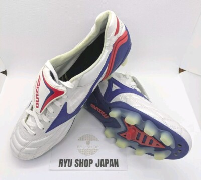 Mizuno Soccer Cleats MORELIA WAVE JAPAN White / Blue P1GA210325