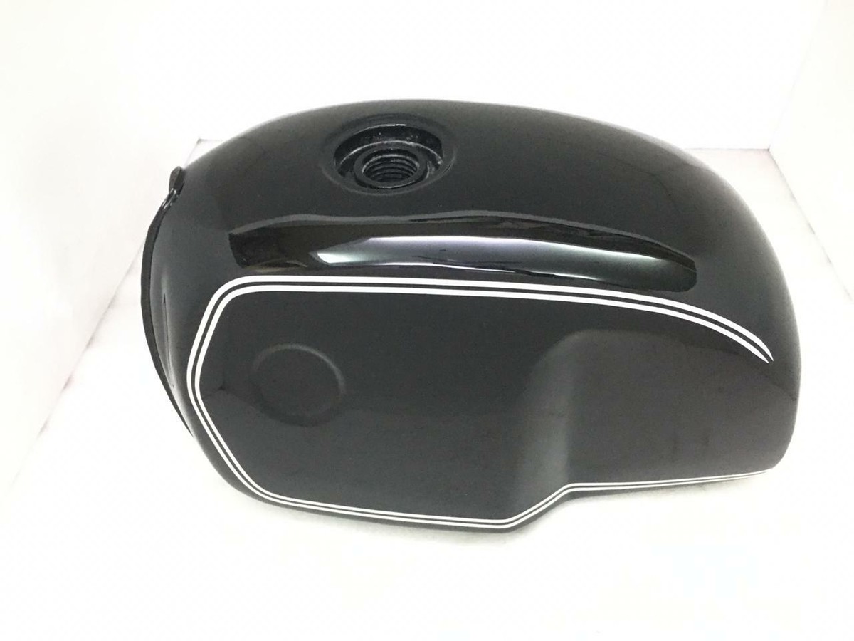 BMW R100 RT RS R90 R80 R75 GLOSS BLACK PAINTED STEEL TANK & CAP