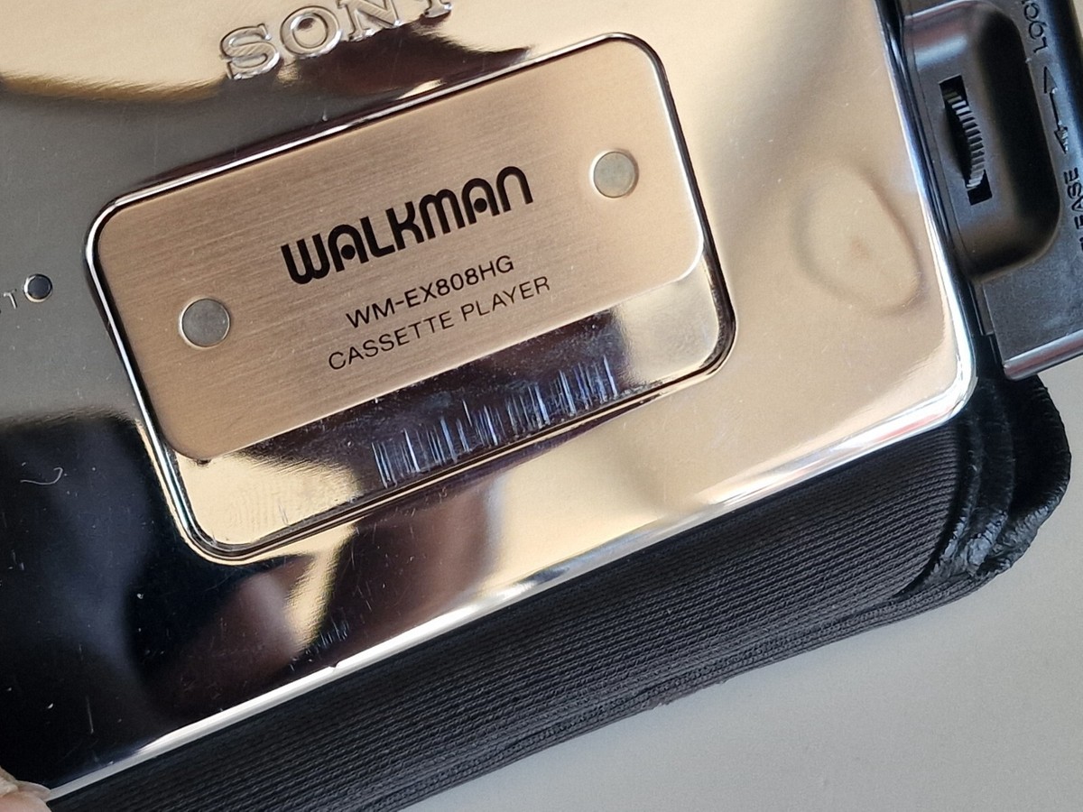 Sony Walkman WM-EX808HG Limited Edition Mirror Chrome Cassette