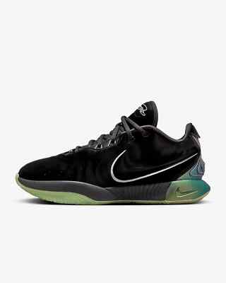 Nike Lebron James XXI 21 Tahitian FB2238-001 Black Iron Grey Oil