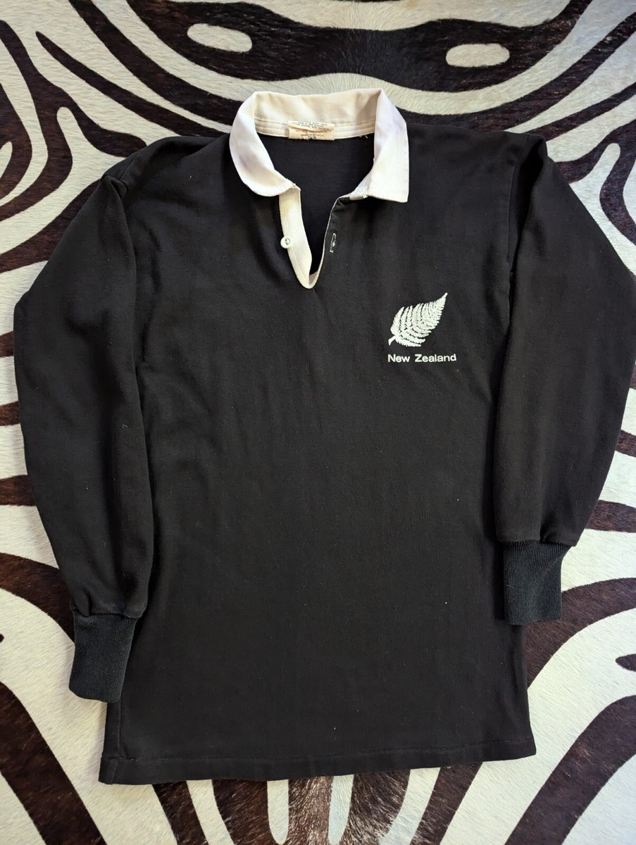 Vintage 1980's All Blacks New Zealand Rugby Jersey Shirt 87 World