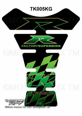 KAWASAKI ZX6/ZX7/ZX9/ZX10/ZX12/ZX14 3D Gel Tankpad MOTOGRAFIX Part