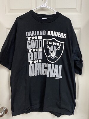 RARE Vintage 1995 Oakland Raiders Shirt THE GOOD THE BAD THE