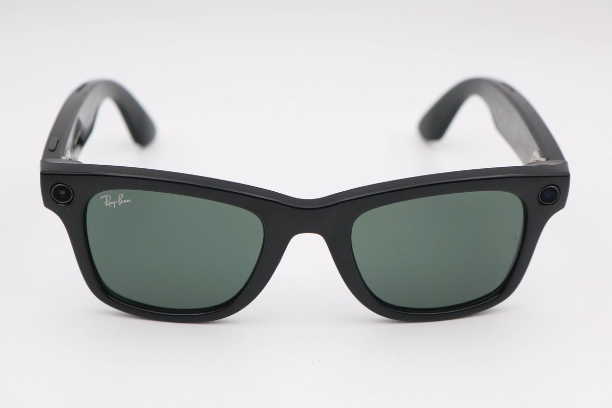 Ray-Ban Meta Wayfarer Shiny Black Power On Rw4006 601/71 Smart