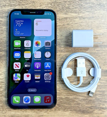 Apple iPhone 12 Pro Max - 256GB - Pacific Blue - Unlocked - Very