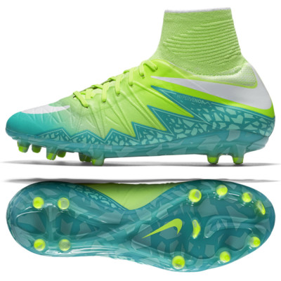 NIKE HYPERVENOM PHANTOM II FG ACC SOCCER CLEATS Green Volt 718752