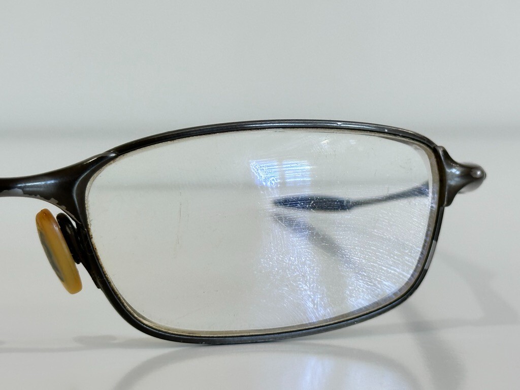 Oakley Chop Top 4.0 Rectangle Olive Chrome Eyeglasses Optical