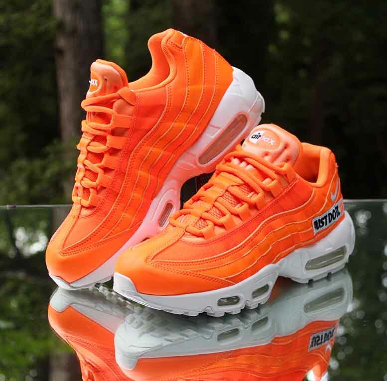 Nike Air Max 95 Just Do It Men's Size 6.5 Total Orange White