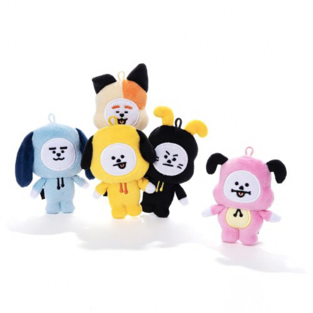 BT21 5th Anniversary Family Mascot Plush doll Set CHIMMY Jimin BTS