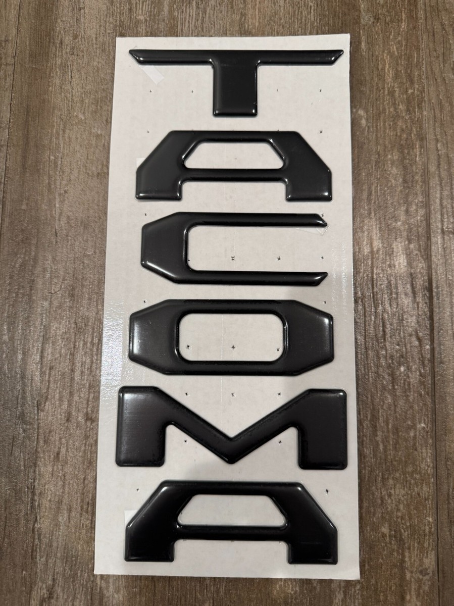 2024 2025 Toyota Tacoma Tailgate Insert Flat Black PT948-35241-02