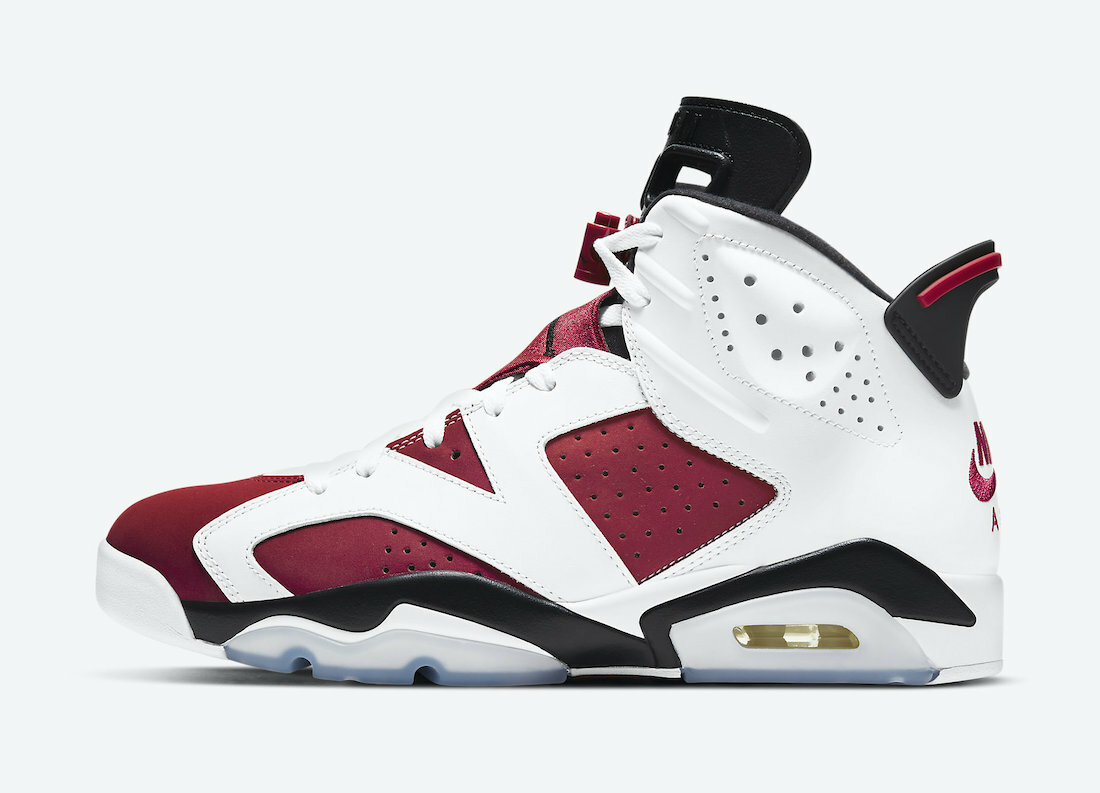 Nike Air Jordan 6 VI Retro 2021 White Carmine CT8529-106