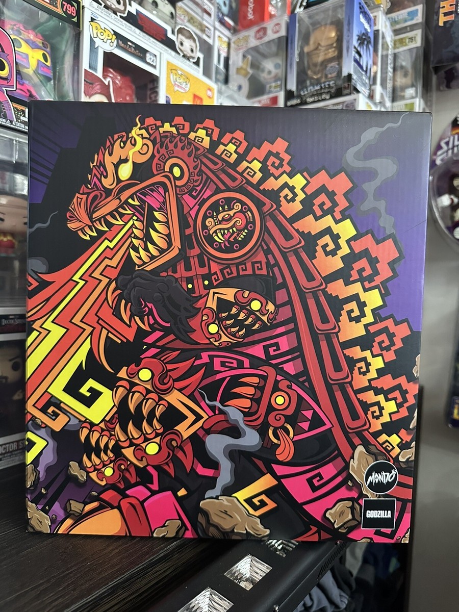 Mondo Godzilla Burning Variant Edition Vinyl Figure Urban Aztec